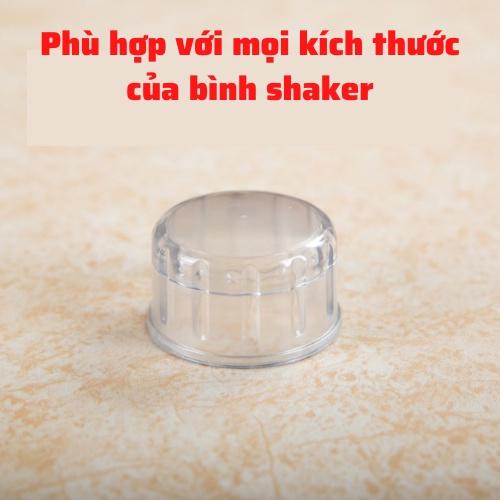 Nắp bình lắc pha chế shaker bằng nhựa cafe cocktail cao cấp đẹp dày dặn phù hợp với bình 350ml-500ml-700ml-1000ml