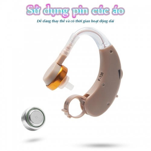 Máy trợ thính cho người già không dây đeo tai Axon F-138