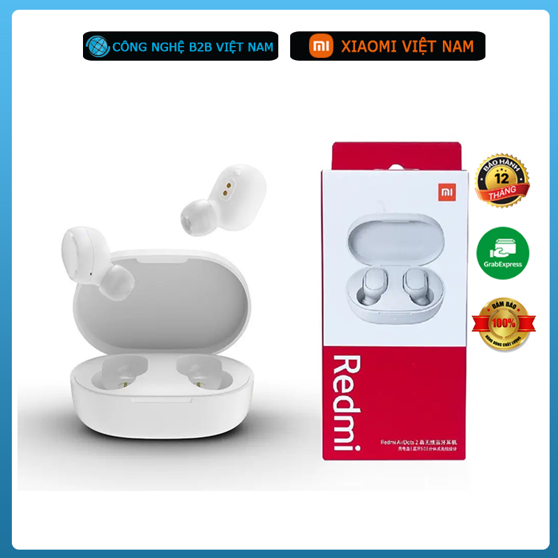 Tai nghe bluetooth không dây Xiaomi Mi True Wireless Redmi Airdot 2 white hàng chính hãng Xiaomi