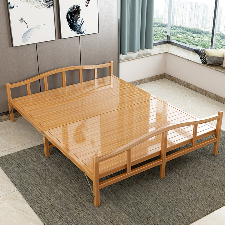 Giường tre gấp gọn cao cấp 150x190cm