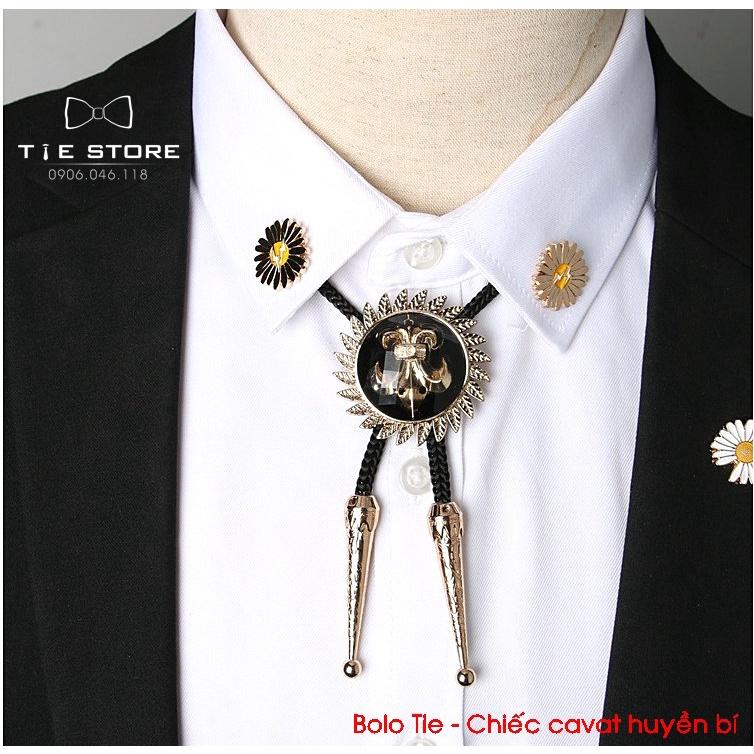 Bolo Tie chiếc cavat huyền bí - cavat dây bolo đính đá cao cấp tặng kèm hộp nhỏ