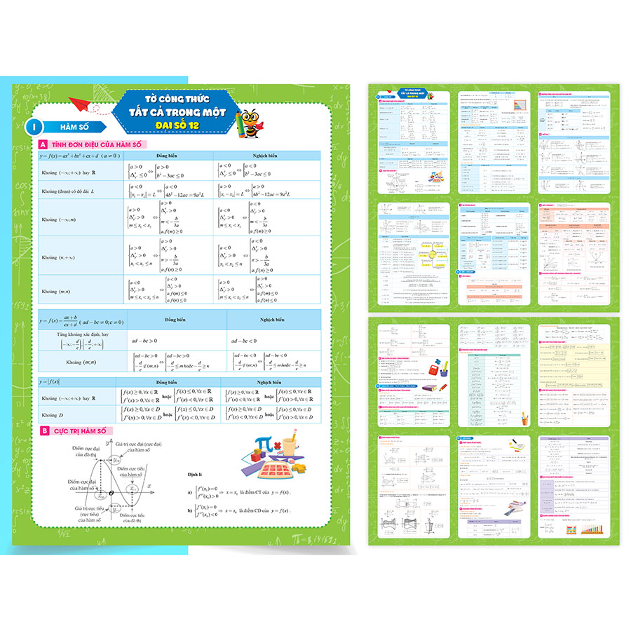 Tờ Công Thức Toán 12 - Tất Cả Trong Một