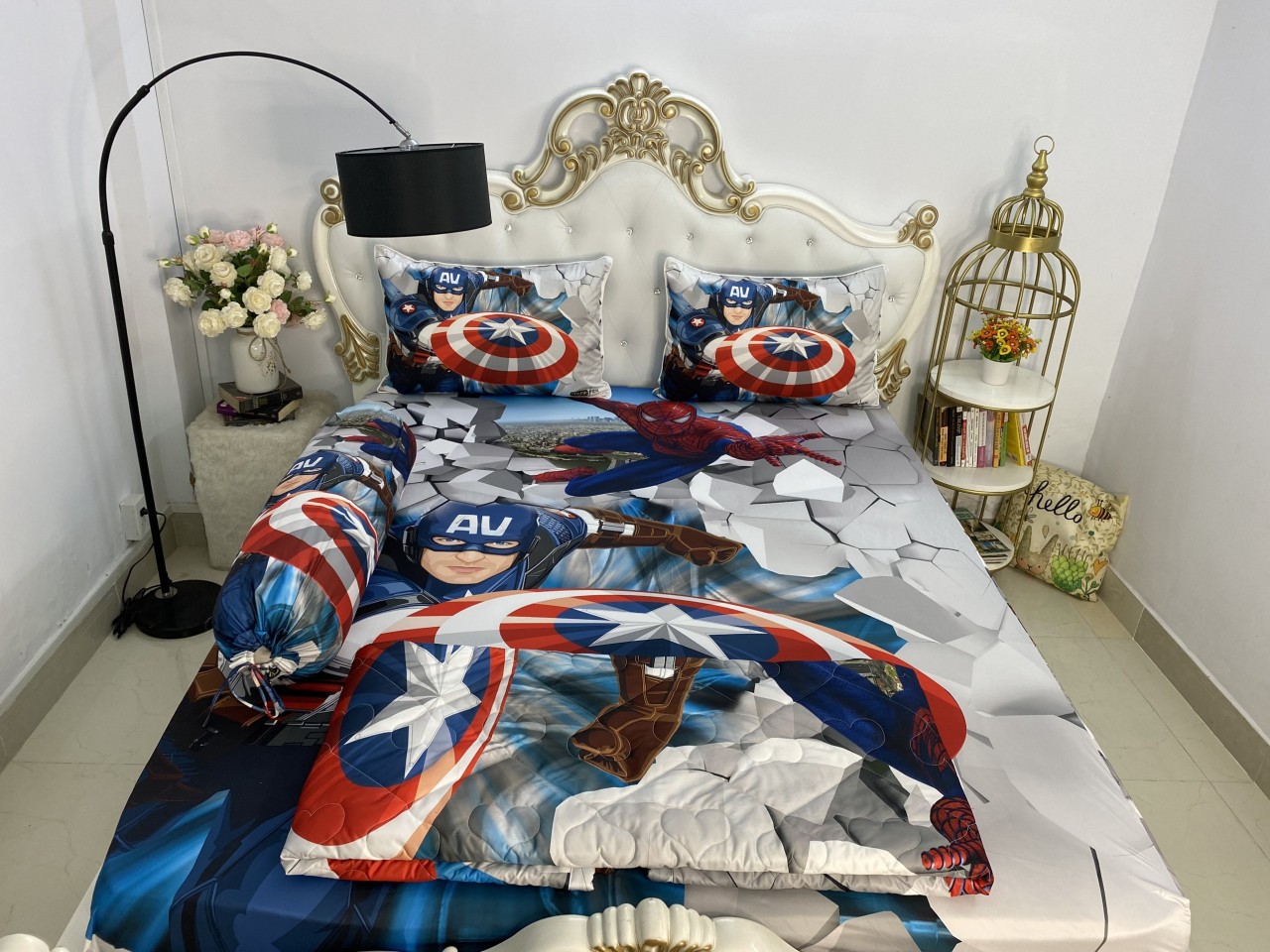 Bộ Drap gối HÀNG CHÍNH HÃNG thun Ý 5D Cao Cấp , mát lạnh, thấm hút tốt.