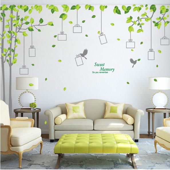 Decal trang trí cây Photo size lớn