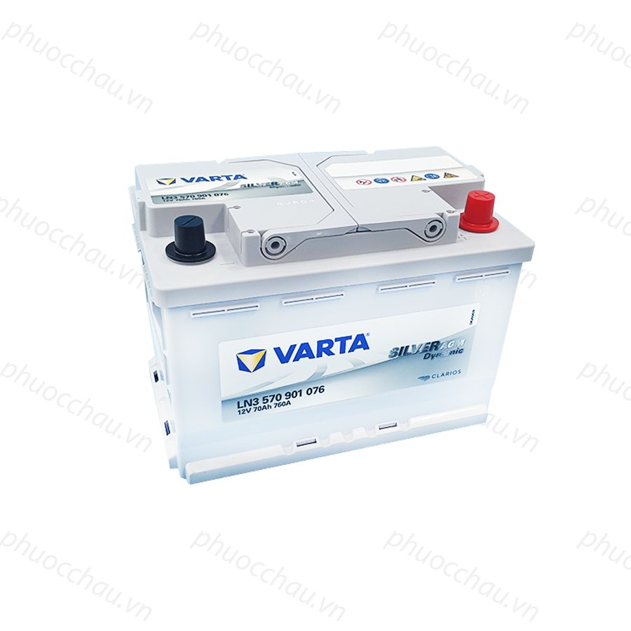 Bình Ắc Quy 12V70Ah, Ắc Quy VARTA AGM 70 LN3 570901076