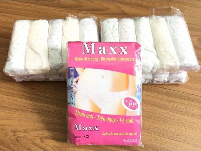 SET 15 QUẦN LÓT GIẤY BI 2 LỚP COTTON MỀM MỊN
