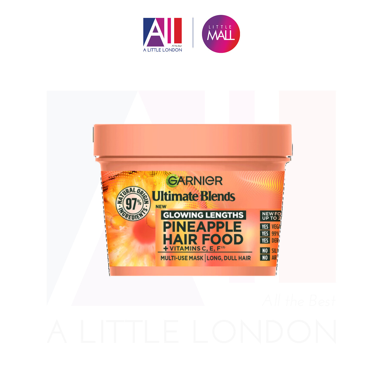Mặt nạ tóc Garnier Hair Food Pineappe Hair Mask 400ml