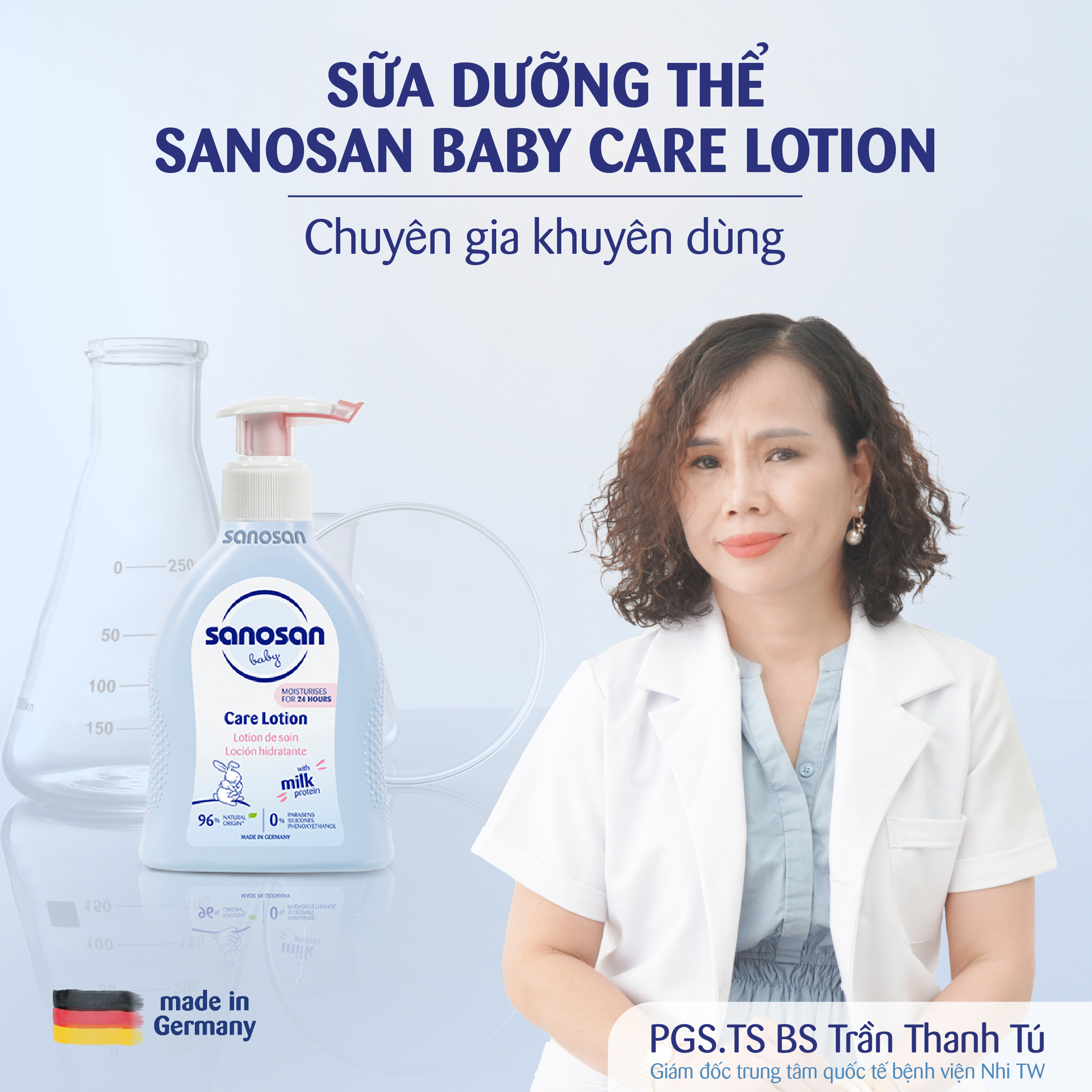 SỮA DƯỠNG THỂ SANOSAN BABY CARE LOTION 200ML
