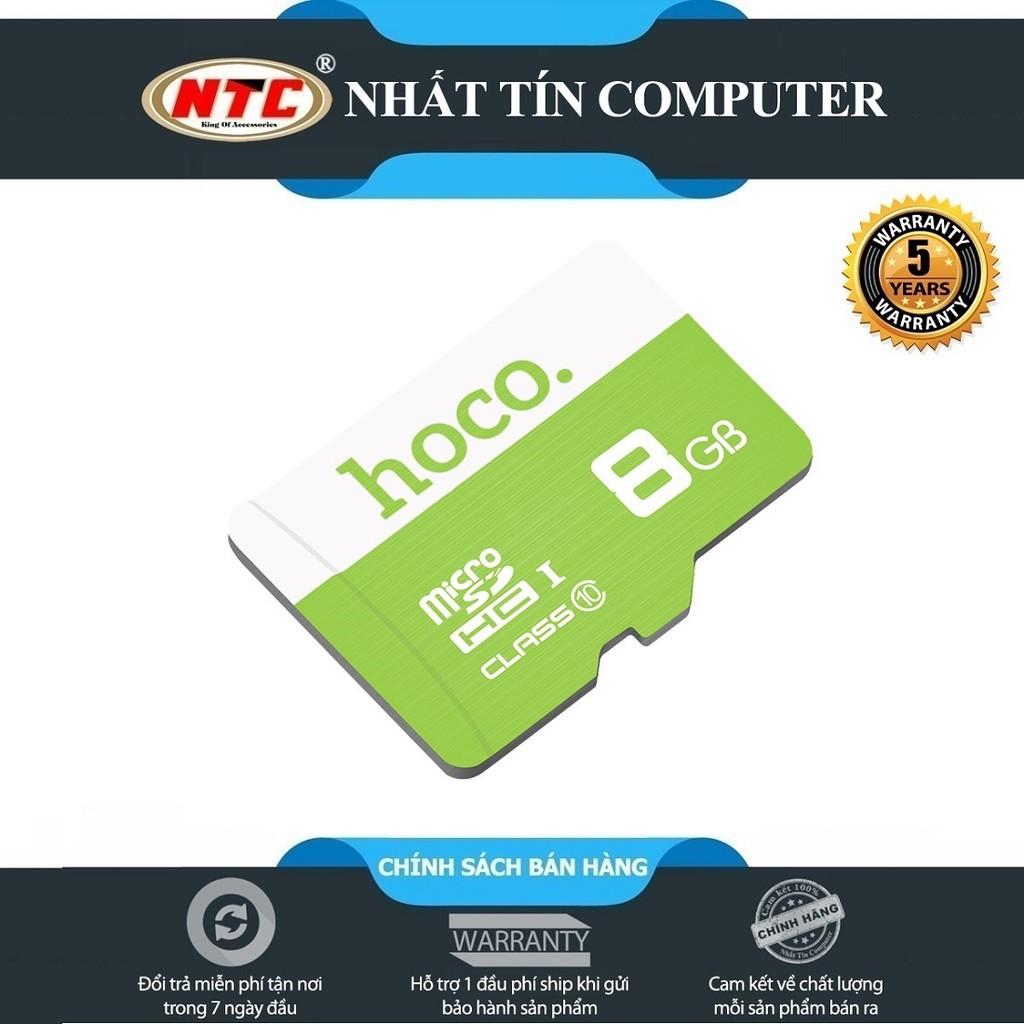 Thẻ nhớ microSDHC dành cho Hoco 8GB Class 10 75MB/s  (Xanh lá) - Hàng Chính Hãng