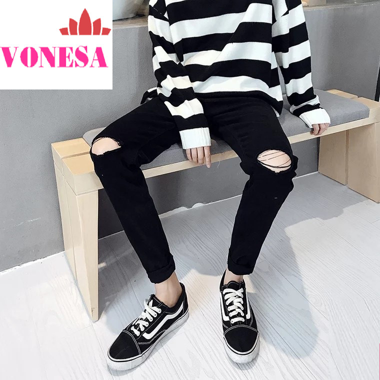 Quần Jean Nam Vovesa Ba Mẫu Mới, Dáng Ôm Trẻ Trung, Nam Tính