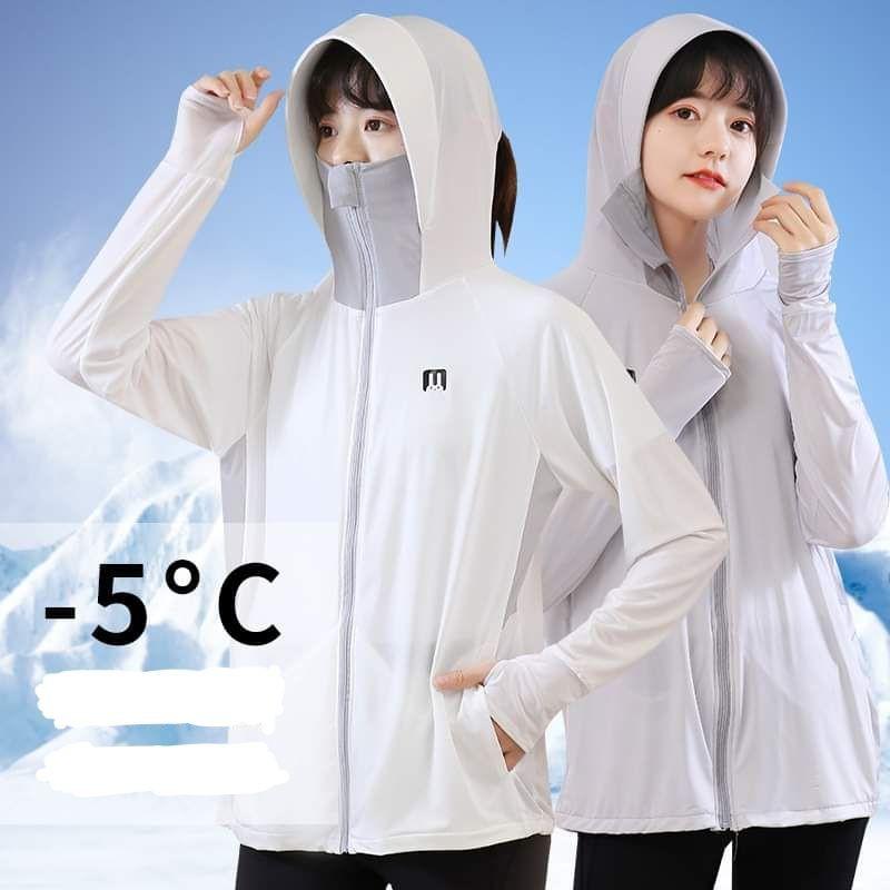 Áo chống nắng của phụ nữ mùa hè nhiều màu thoáng khí che mặt chất lụa mỏng,thoáng mát
