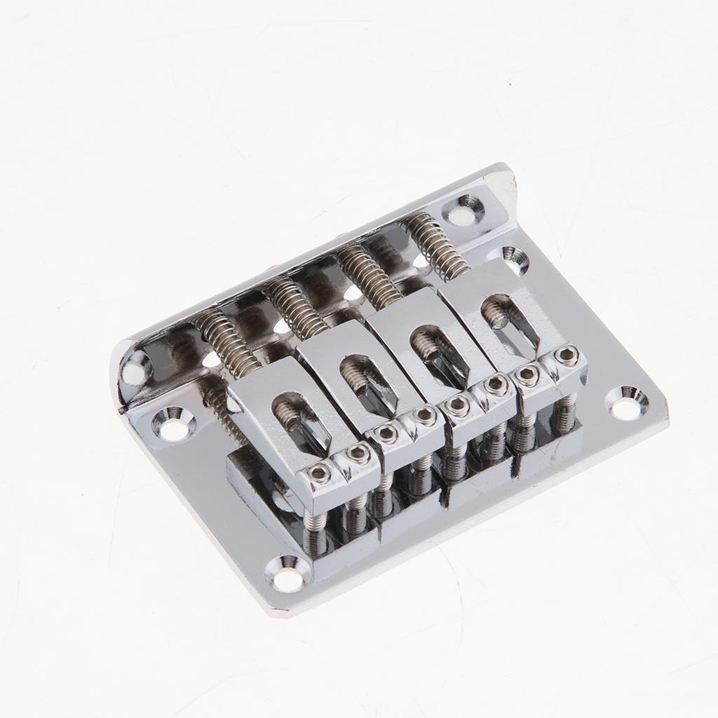 1 Bộ 4 Dây Đàn Guitar Cố Định Cầu Đuôi Vàng cho Đàn Guitar Điện Dụng Cụ Âm Nhạc Phần