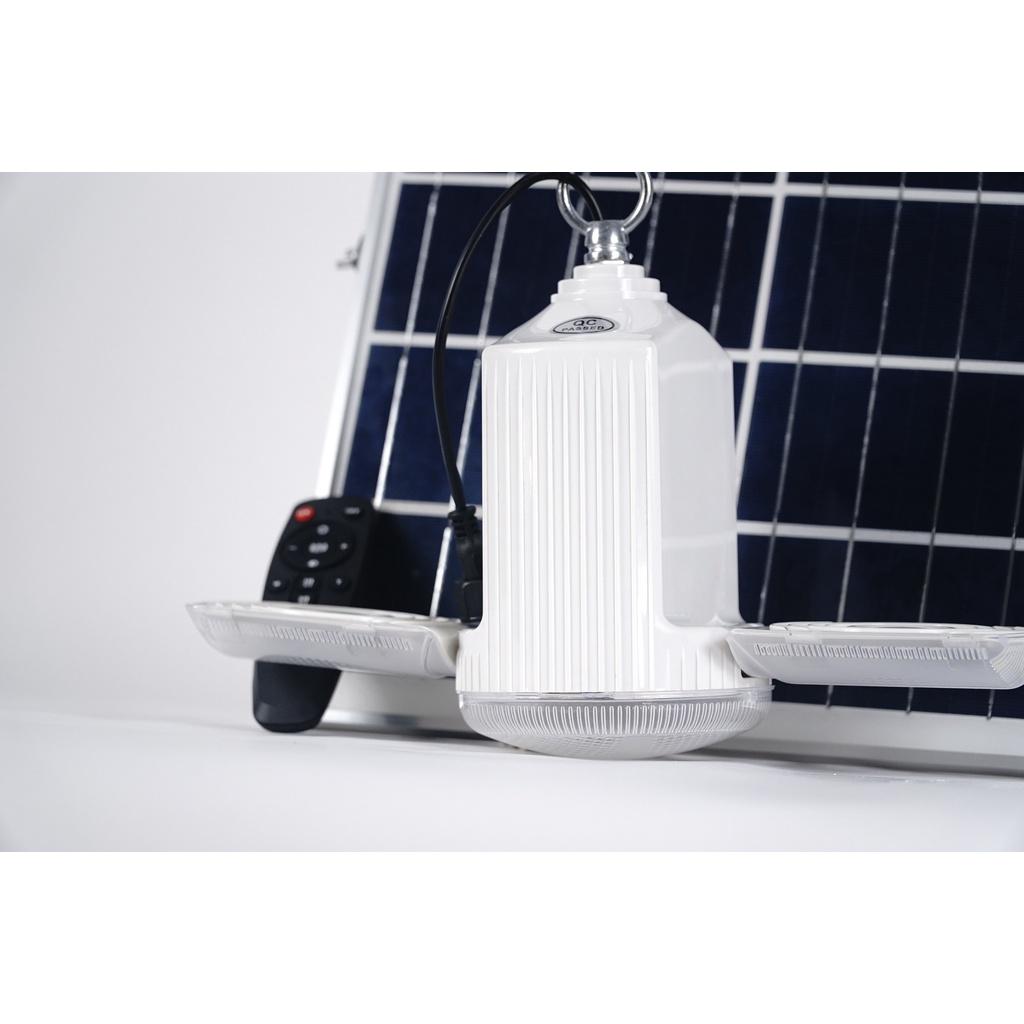 Bộ đèn led năng lượng mặt trời vệ sinh VINAPIN-W36 treo vườn, sân, trang trại siêu sáng - Nhiều công suất + tấm Pin lớn