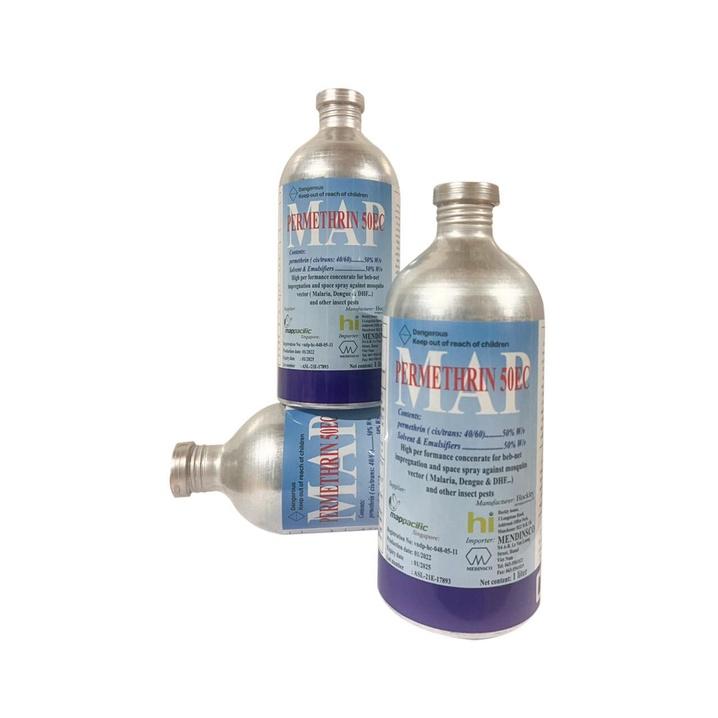 Thuốc Diệt Muỗi MAP PERMETHRIN 50EC Chai Nhôm 1L Xuất Xứ Anh Quốc, Tiêu Diệt Côn Trùng Sâu Bệnh