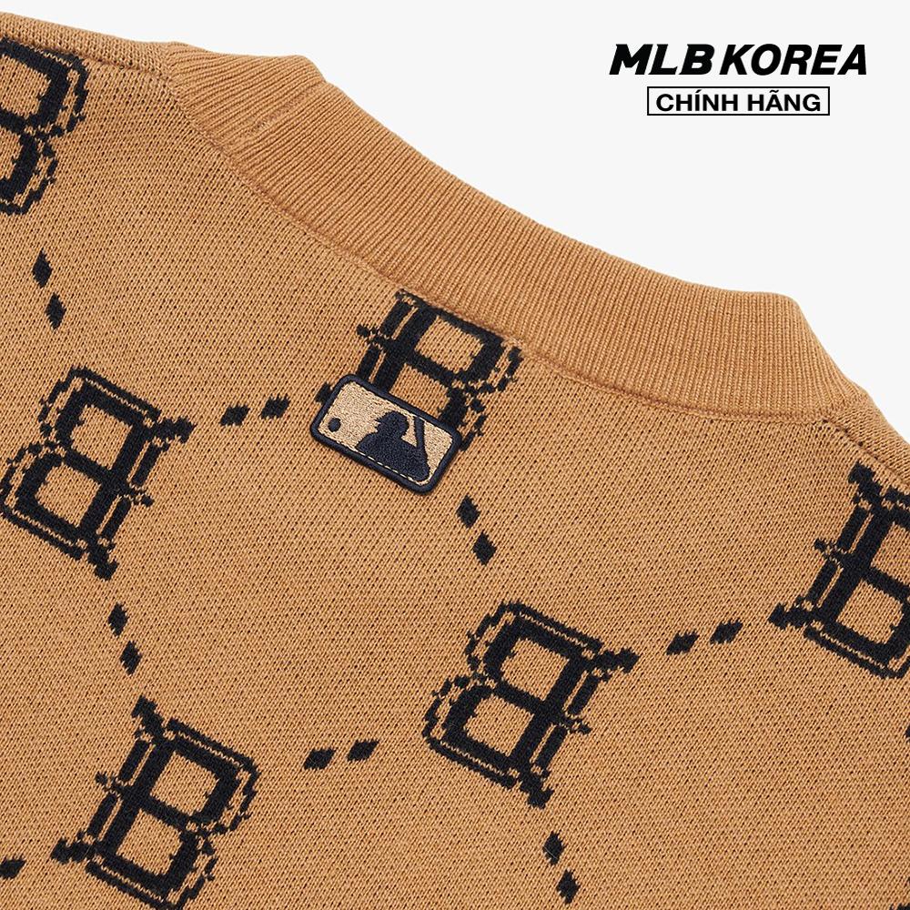MLB - Áo sweater phom suông tay dài Dia Monogram Overfit 3AKPM0226-43BGS