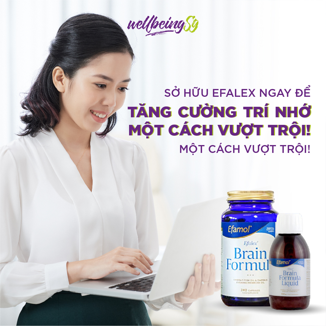 Viên Uống Bổ Sung Dầu Cá DHA, EPA, Efamol Efalex Tăng Cường Trí Nhớ, Hỗ Trợ Trí Não, Tim Mạch, Thị Lực (240 Viên Nang) 