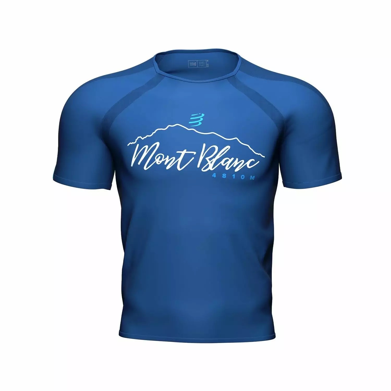 Áo chạy bộ nam Compressport Training T-Shirt – Mont Blanc