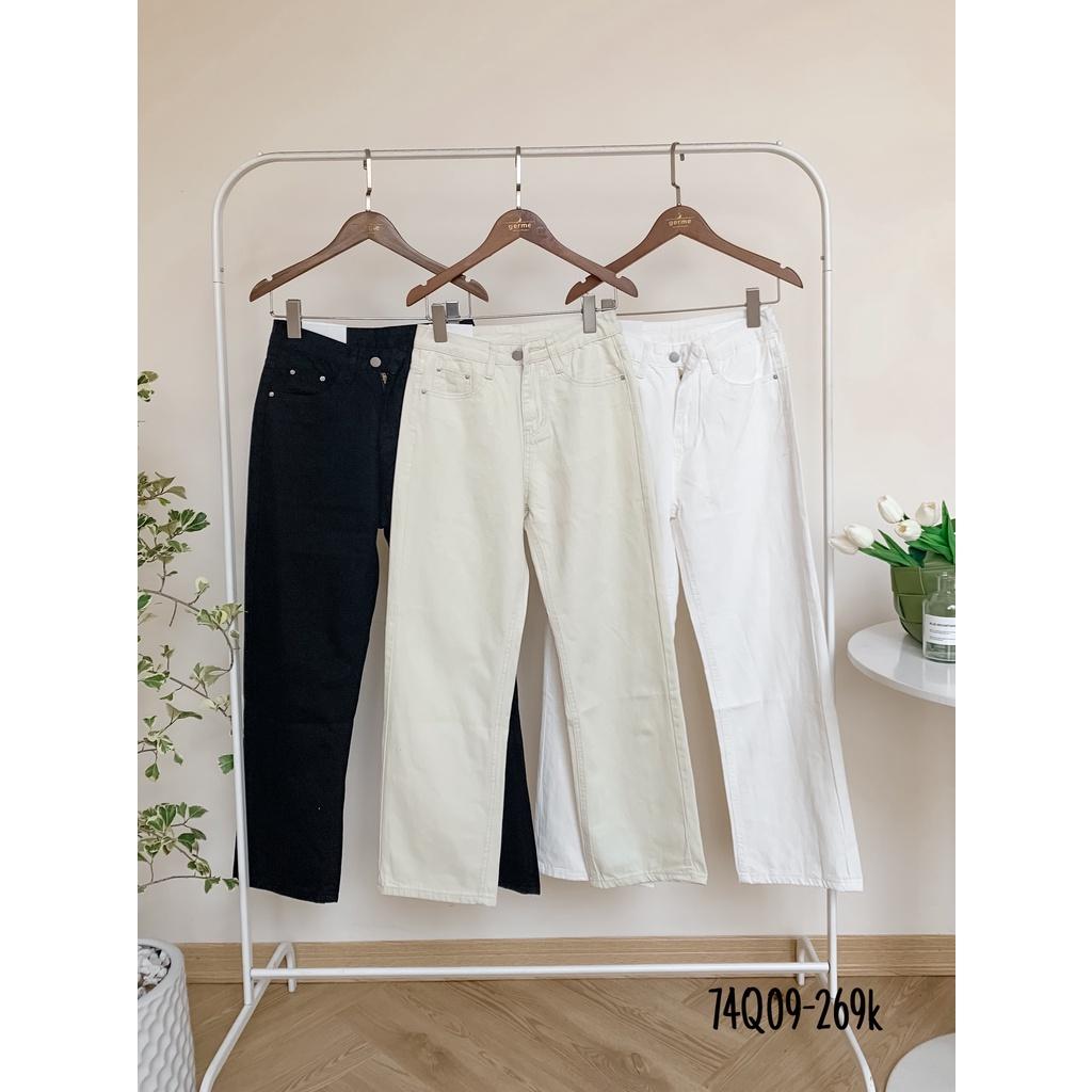 Quần baggy kaki 3 màu trắng be đen 74q09 by germe