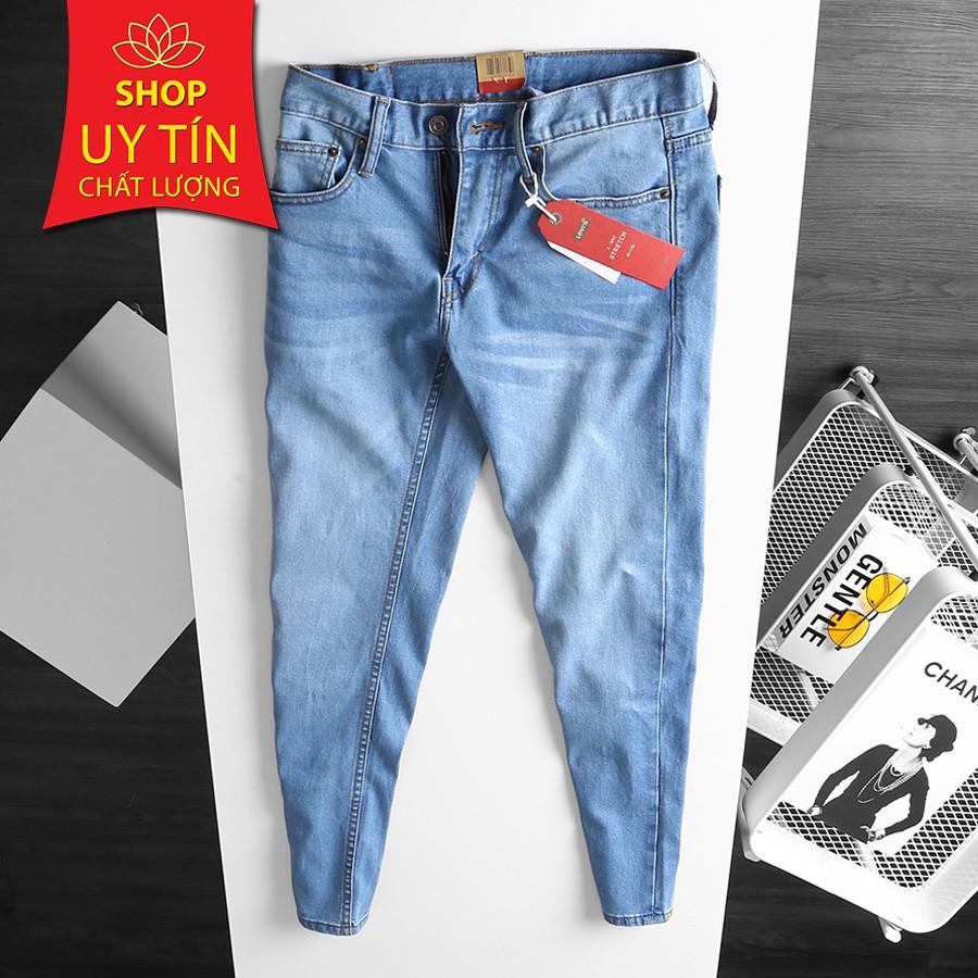 Quần Jean Nam Levis 511 Made in Cambodia - Xanh Trắng,30