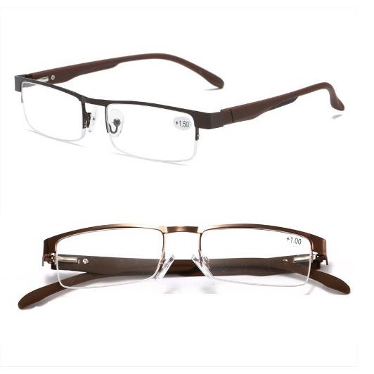 Kính lão thị viễn thị nhìn gần nam nữ cực đẹp và độ+100 đến +400 tiện lợi tròng Nhật bản UNIQUIKVT81Nau_Den hàng đẹp
