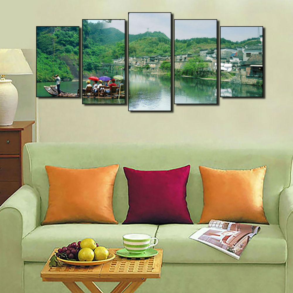 Tranh Ghép Nhiều Mảnh Phong Khách Q12B-ZTH