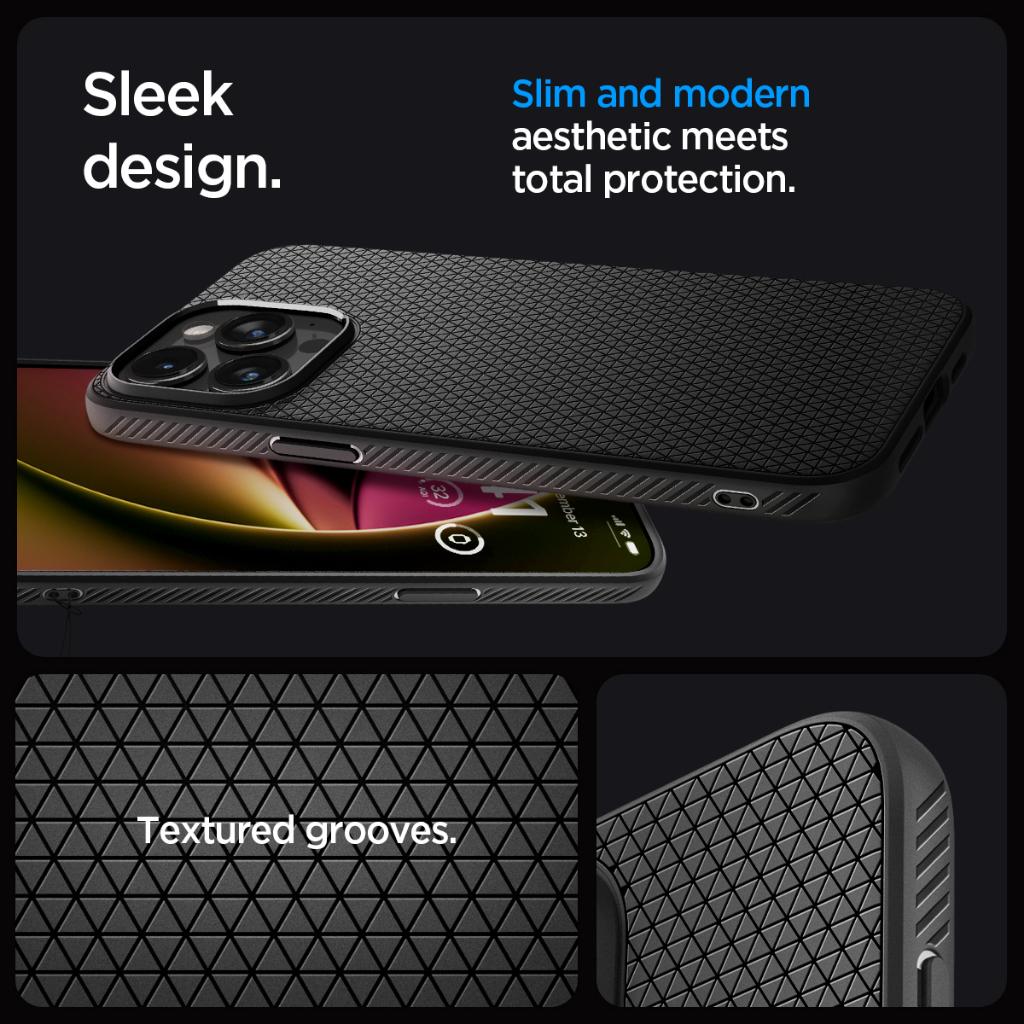 Ốp lưng cho iPhone 15/ 15 Plus/ 15 Pro/ 15 Pro Max Spigen Liquid Air - Hàng chính hãng