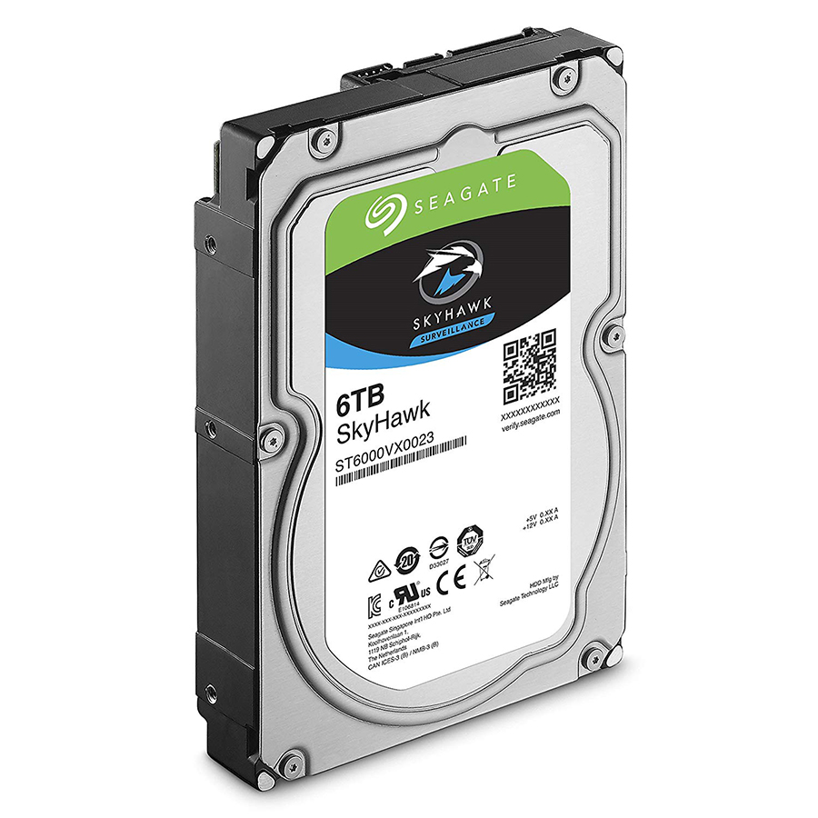 Ổ Cứng HDD Seagate SkyHawk ST6000VX0023 Sata III 6TB/64MB/7200rpm - Hàng Chính Hãng