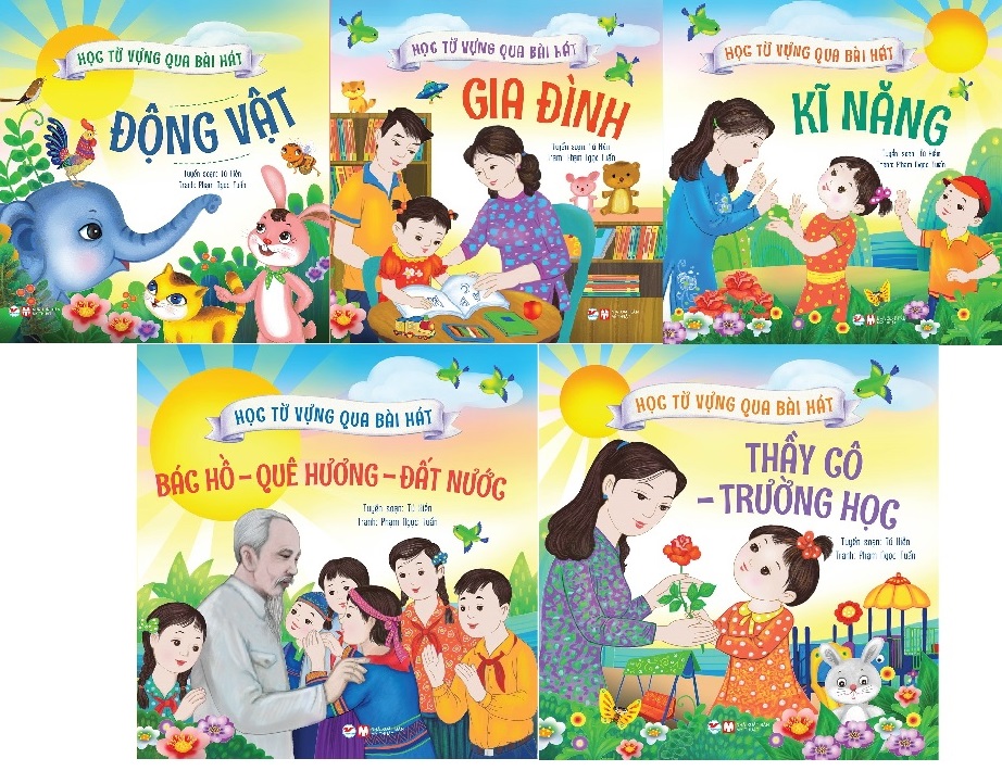 Bộ Sách Học Từ Vựng Qua Các Bài Hát