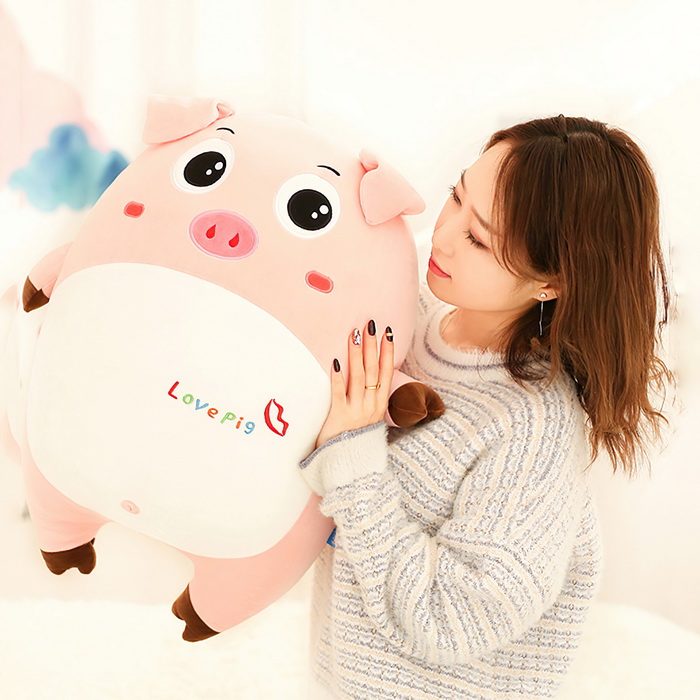 Gấu bông heo LOVE PIG cute 40cm TNB219 Mẫu 2, Heo bông ngộ nghĩnh đáng yêu