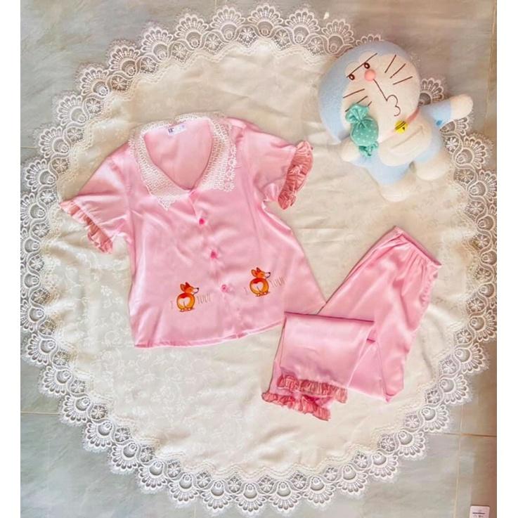 Bộ pijama latin ngắn in cho bé từ 22-25 kí