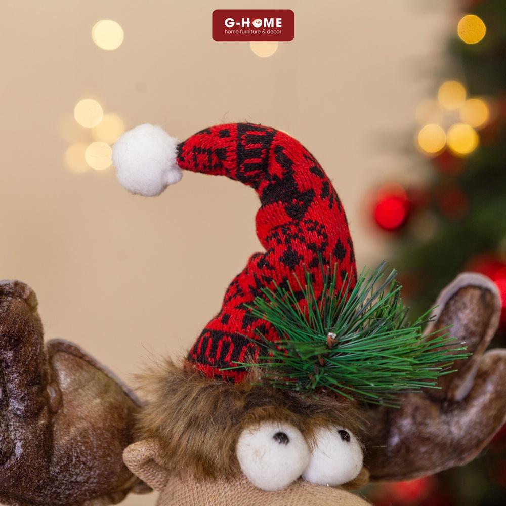 Thú bông ông già Noel, người tuyết, tuần lộc đỏ đáng yêu Ghome trang trí Noel quà tặng Giáng sinh cho bé THUB22 M2