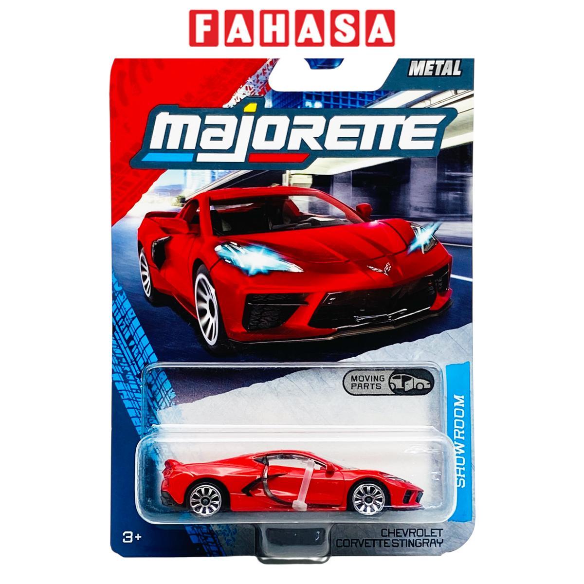 Đồ Chơi Mô Hình Xe Showroom Premium Cars - Majorette 8502000000 - Chevrolet Corvette Stingray