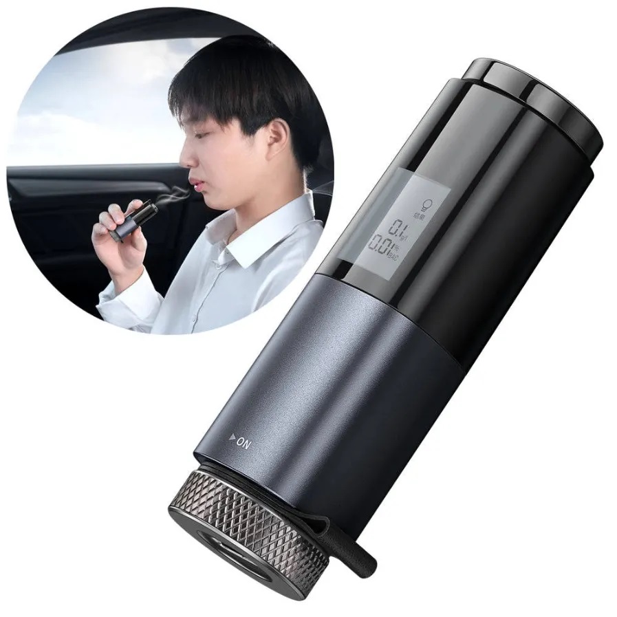 Máy đo nồng độ cồn Sothing Baseus, màn hình Led hiển thị, kiểm tra hơi thở không tiếp xúc chuẩn xác kết quả nhanh- Hàng chính hãng