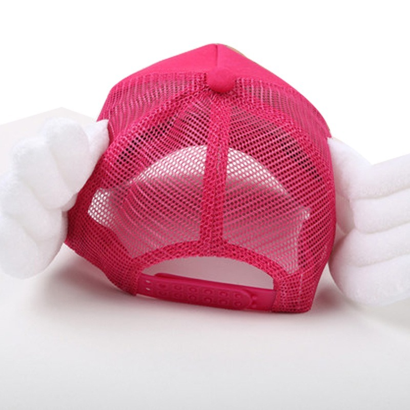 Arale Bóng chày Cap Kids Phim hoạt hình có thể điều chỉnh Sun Sun Mat Child Red Mesh Cap Color: 10 Size: kids 54-56cm