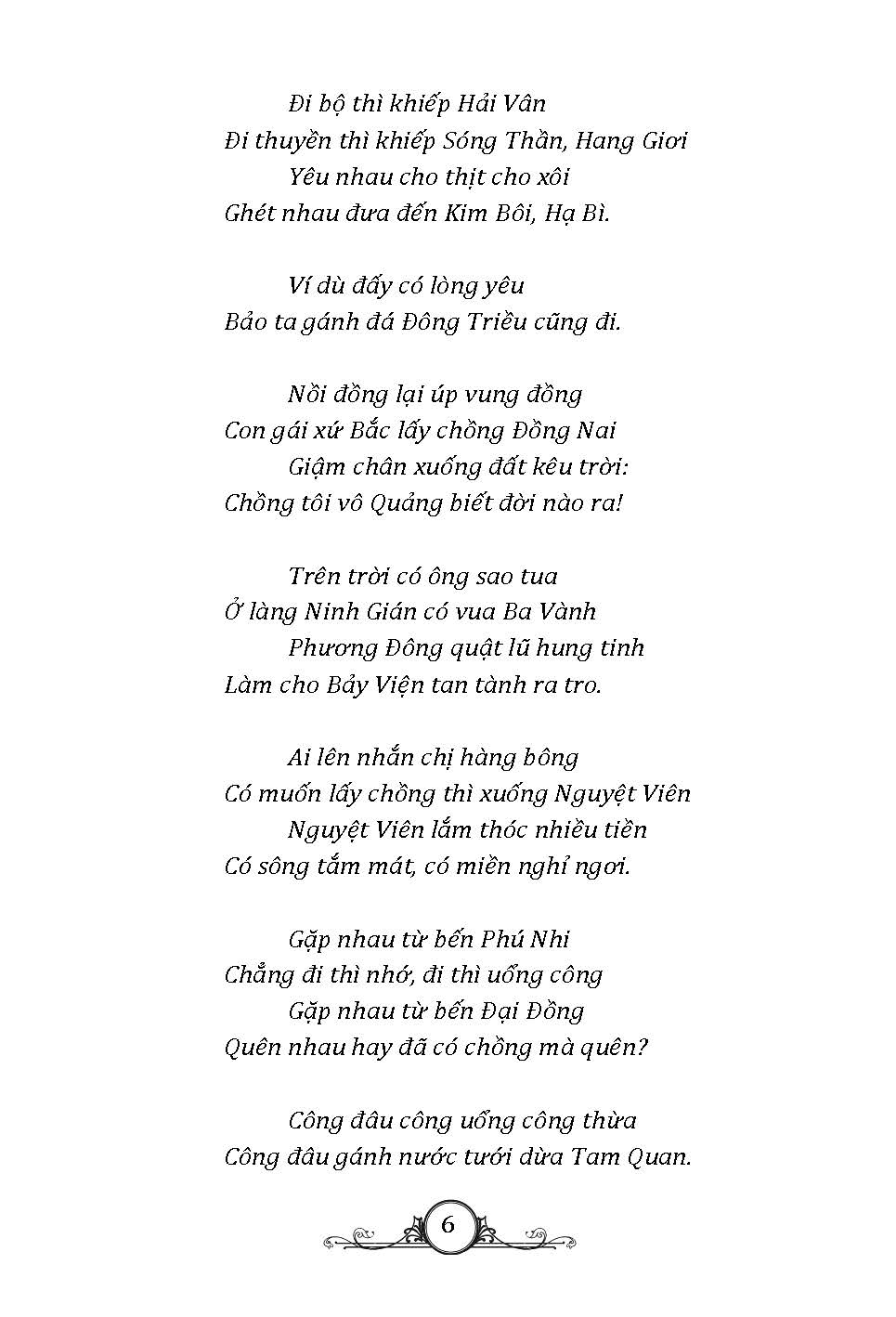 Ca Dao Việt Nam Tuyển Chọn