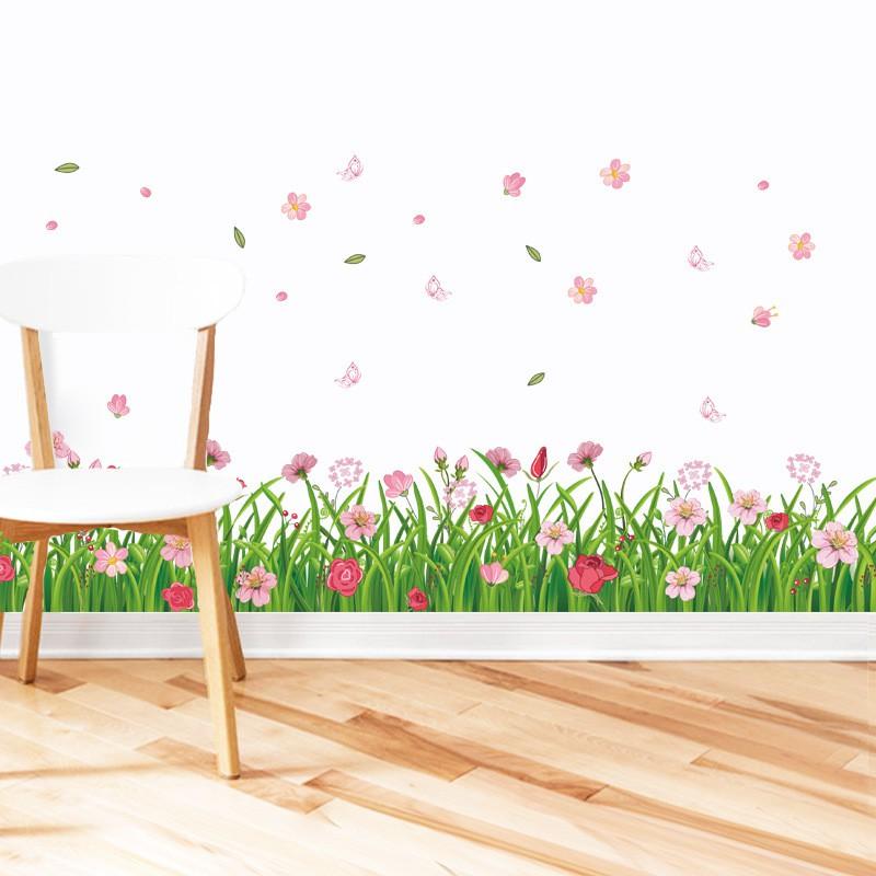 Decal dán tường Vườn hoa xinh xắn 03