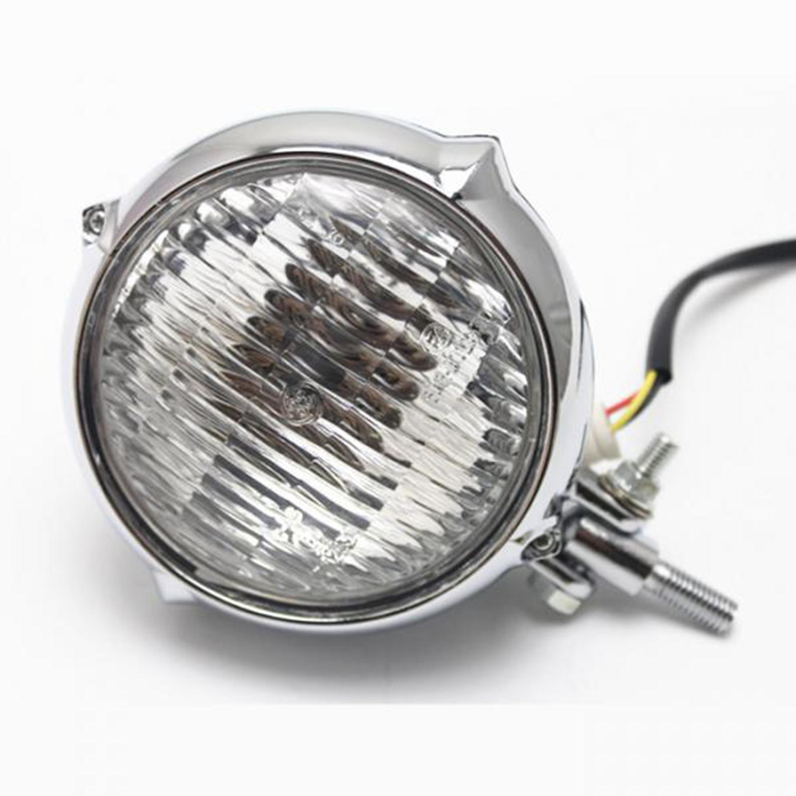 Motorcycle       Headlight       Amber       Light       Lamp       for