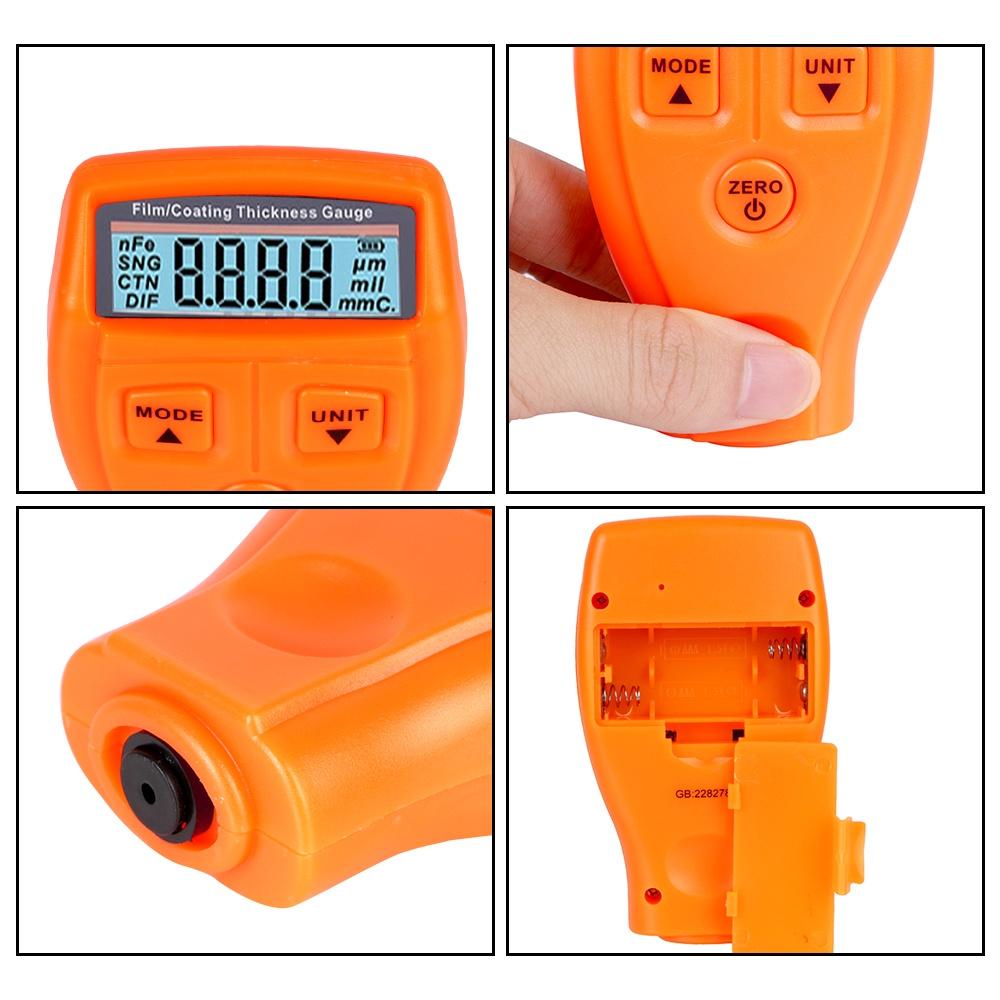 Máy đo độ dày lớp sơn xe hơi GM200 kèm đèn nền