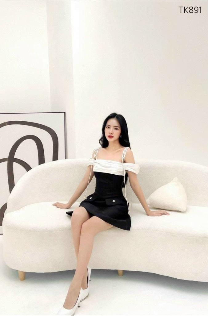 ĐẦM XOÈ TRỄ VAI PHỐI TƠ ÁNH 12194