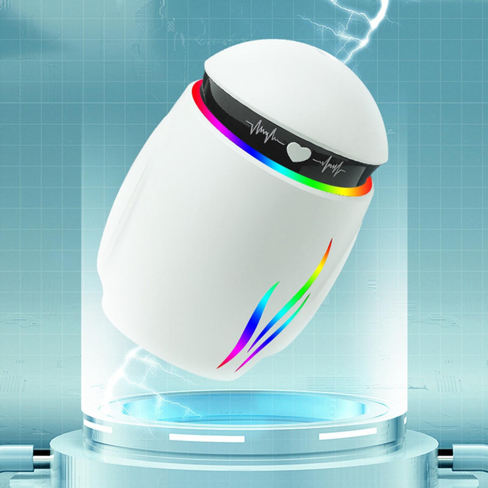 Portable Humidifier USB Powered Mini Robot Desktop Sprayer for Home Office Travel Car Air Moisturizing with LED Night Light