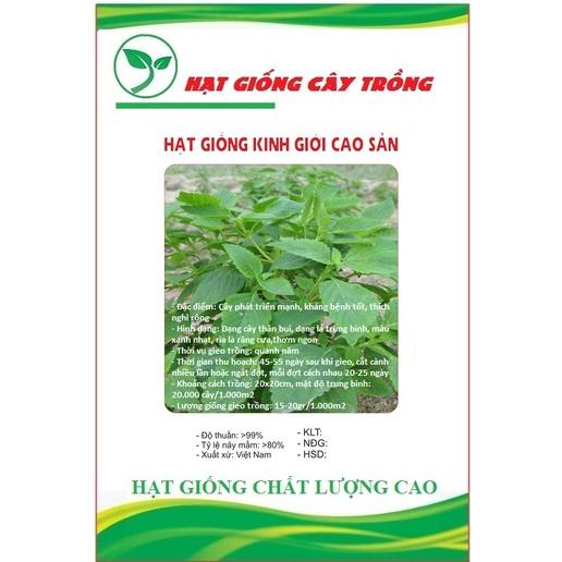 Hạt giống rau kinh giới cao sản CT131 - Gói 2gram