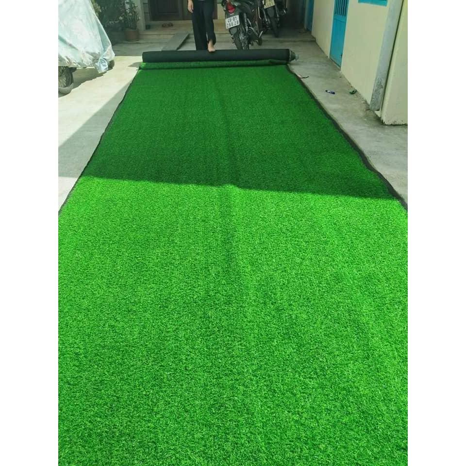 Cỏ nhân tạo trải sàn cao 2cm sân vườn rộng 2m x dài 10m