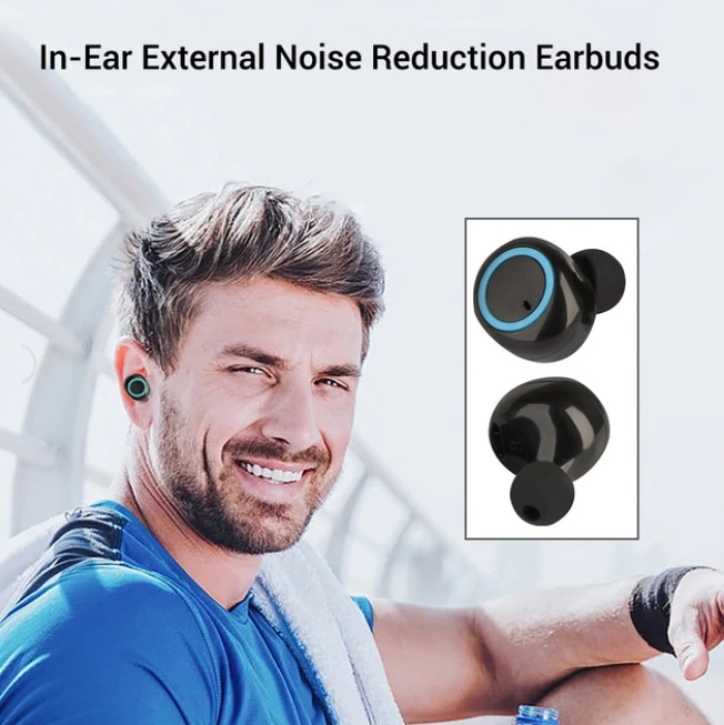 Tai Nghe Bluetooth Bluetoshita True Wireless AirBuds Tai Nghe Không Dây Âm Thanh Vòm 7.1 Super Bass BE96J Hàng Chính Hãng