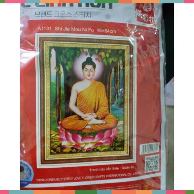 Tranh thêu Phật thích ca kt 48*64cm