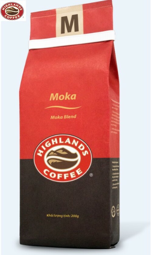 [Mua 1 gói tặng 1 gói] Cà Phê Moka Highlands Coffee 200g