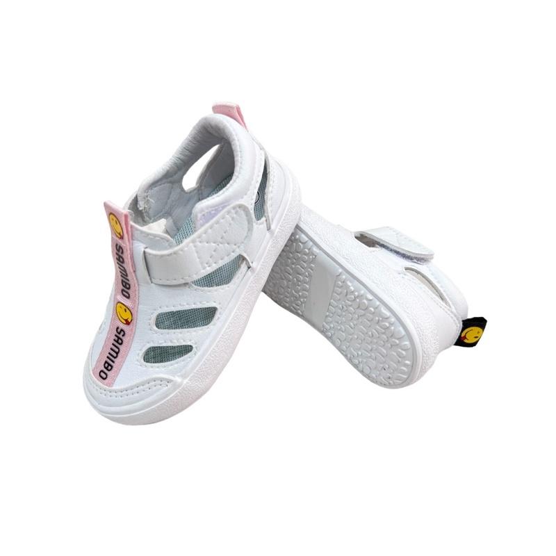 Sandal rọ bé hình mặt cười từ 1-3 tuổi hàng Quảng Châu cao cấp