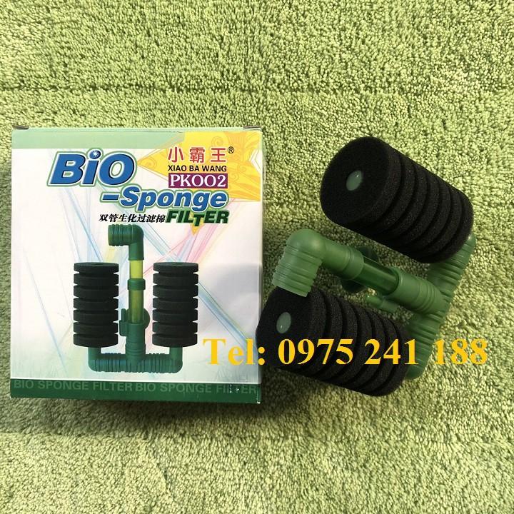 Lọc bế cá PK004, lọc sủi vi sinh cao cấp giúp giảm tiếng ồn máy sủi, phù hợp cho bể nhỏ hơn 200 lít