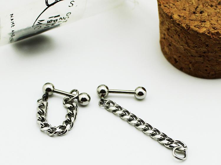 Bông tai xích Bigbang thần thái phiên bản đen trắng hot hit