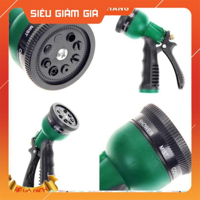 Vòi xịt rửa xe,Vòi phun nước tưới cây tăng áp thông minh 8 chế độ 815498