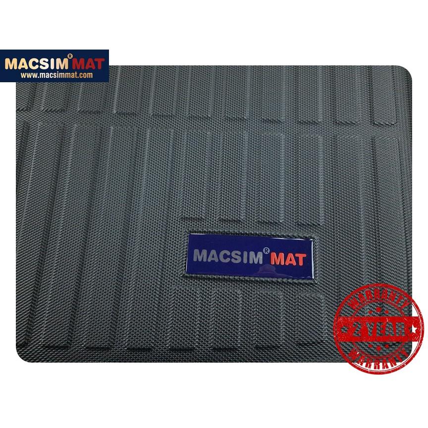 Thảm lót cốp xe ô tô Jaguar XJ nhãn hiệu Macsim chất liệu TPV màu đen hàng loại 2